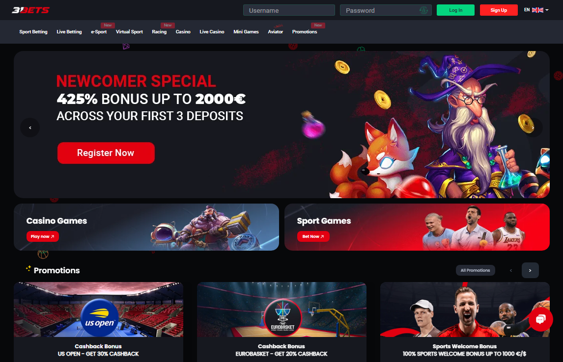 31 BETS Desktop Screenshot