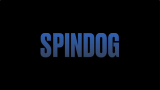 Spindog Casino logo, depicting a stylized dog silhouette